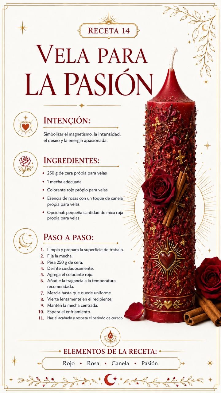 Receta 14 — Vela para la Pasión